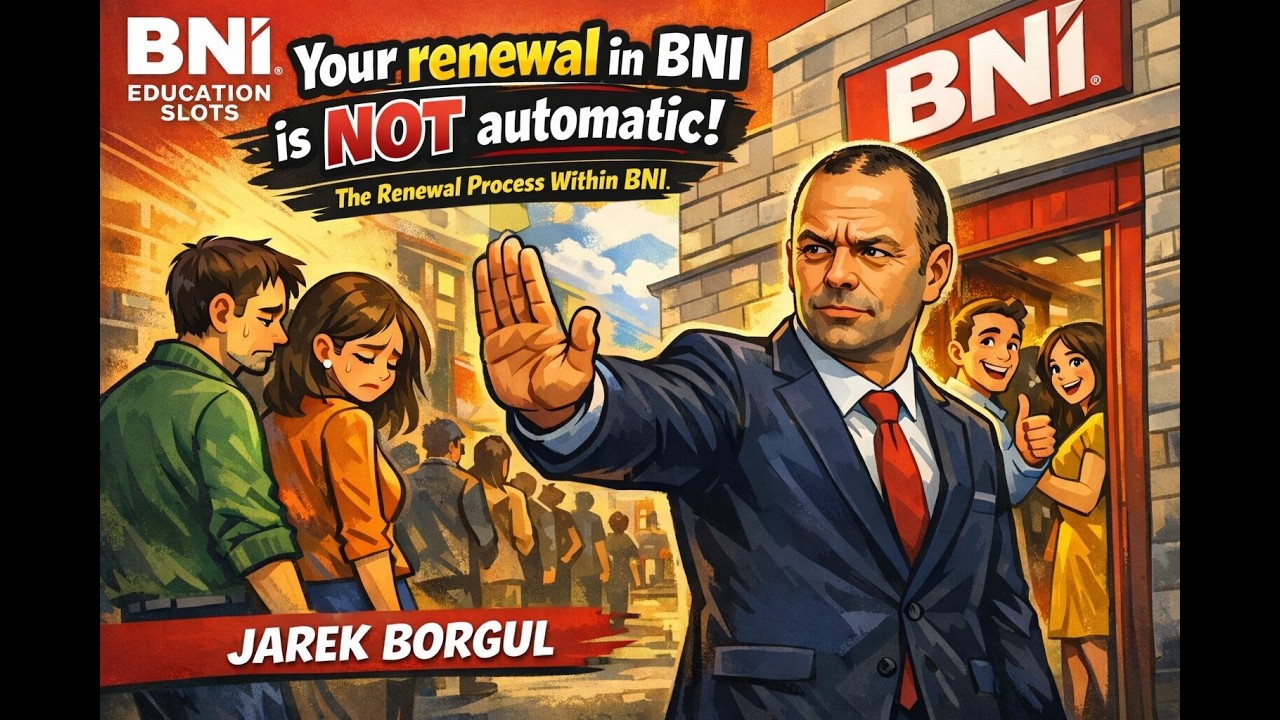 Продление членства в BNI НЕ происходит автоматически: Процесс продления членства в BNI | Ярек Бор...