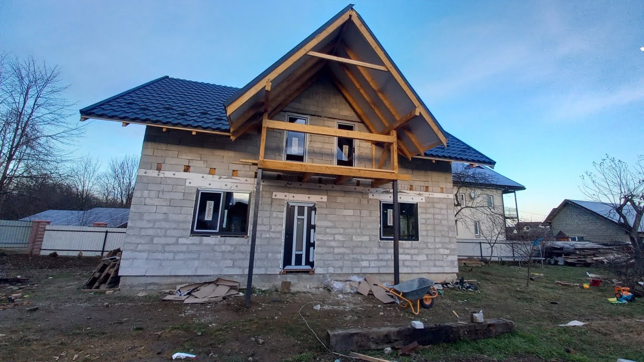 ✅️Будівництво будинку у 2023—2024р. Усе що ми зробили!!! Construction of the house in 2023-2024.
