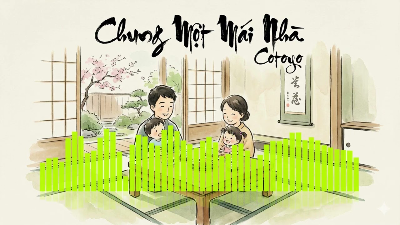 Chung Một Mái Nhà  - Cotoyo (Lyrics Video)