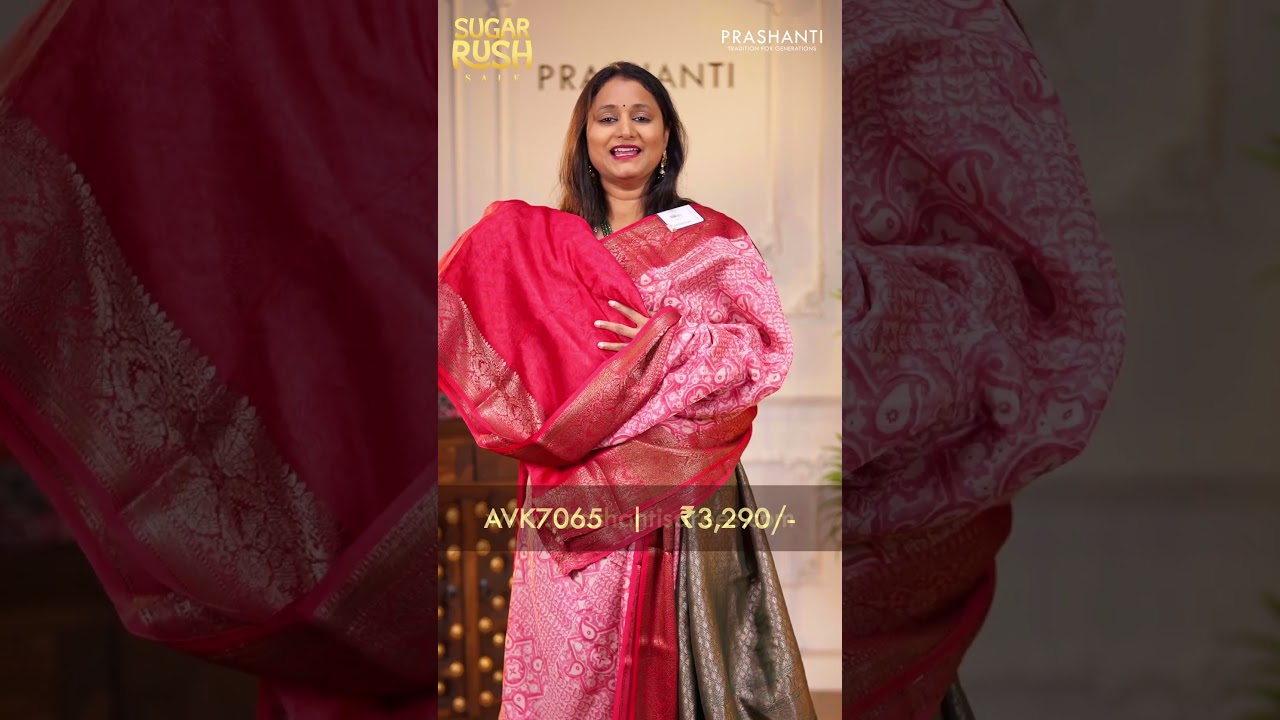 Chanderi Silk Cottons @ Rs.3290/- | Upto 30% OFF | Prashanti