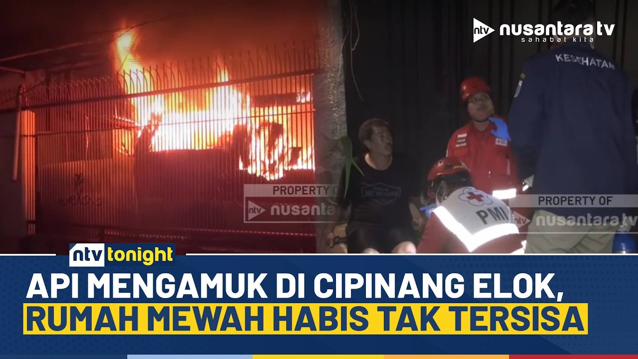 Ngeri! Api Lahap Rumah Mewah di Cipinang Elok, 3 Mobil Ludes Terbakar | NTV TONIGHT