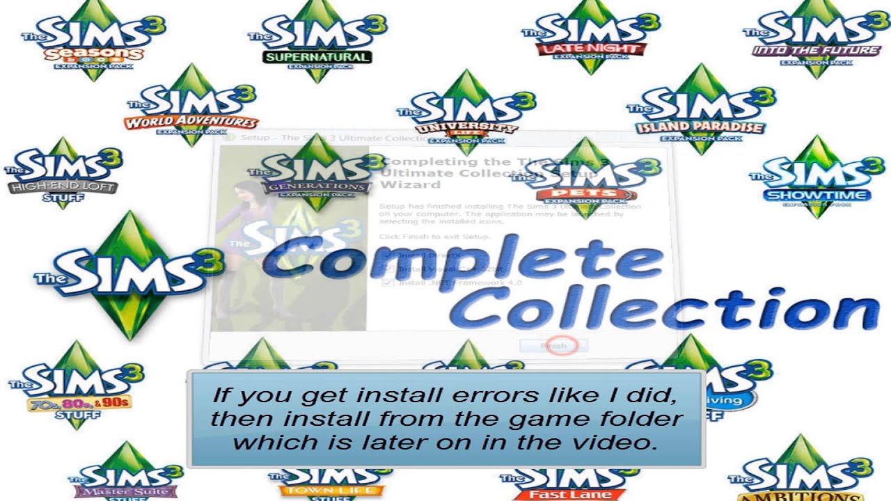 How to install The Sims 3 Ultimate Collection