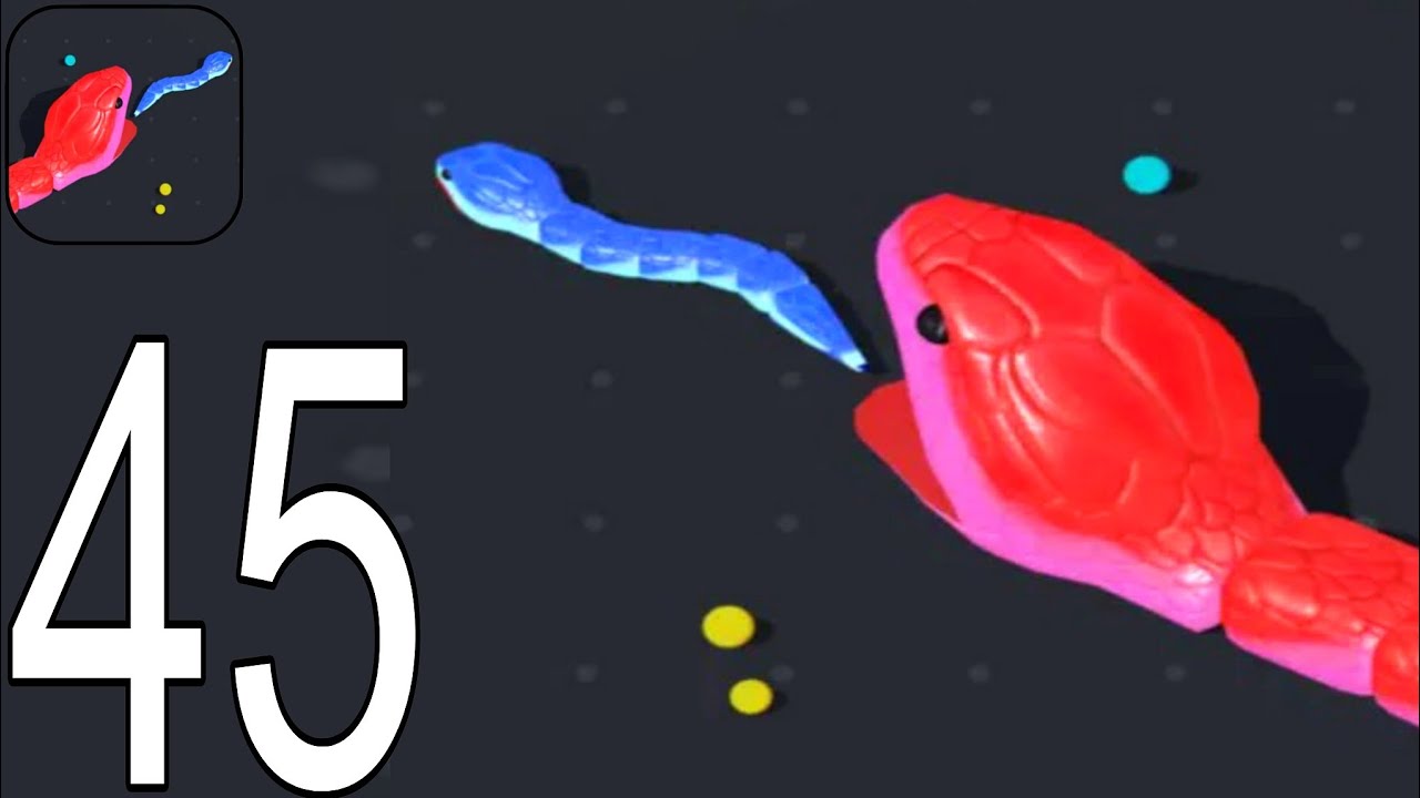Snake Clash - Gameplay Walkthrough Part 45 Tutorial NEW Mobile Game (Android,ios)
