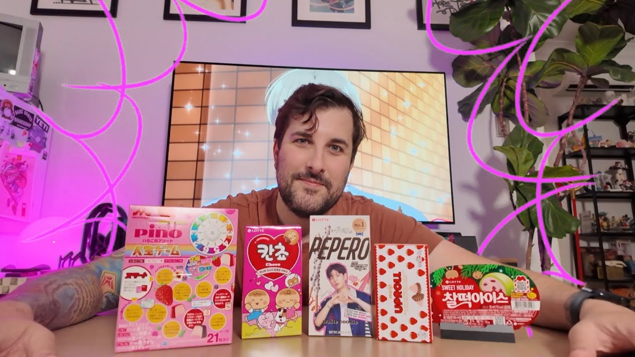 Gifting My Valentine the Best Japanese & Korean Snacks! 🍓 (Stray Kids Pepero & Mochi)