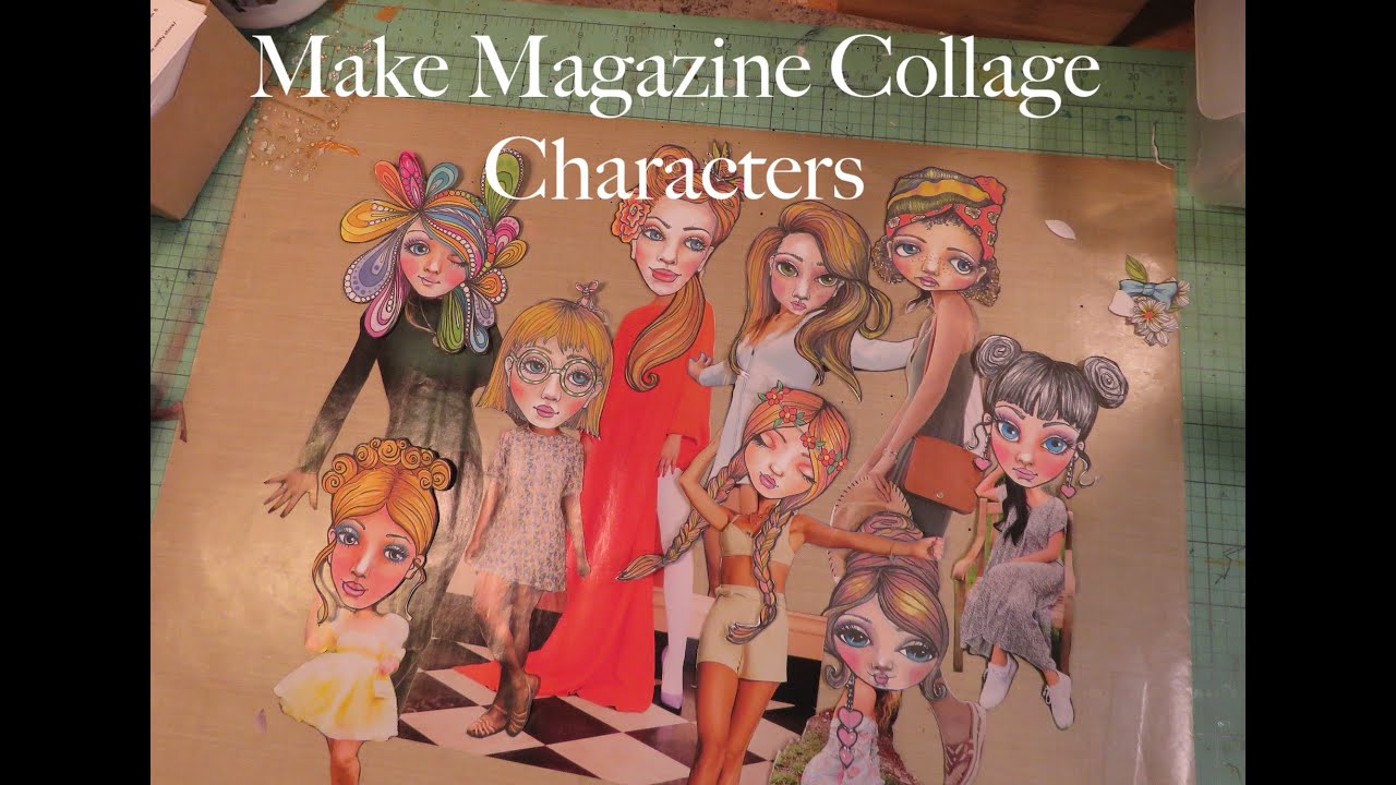 Make Magazine Characters with New FaceUps Collage Sheet