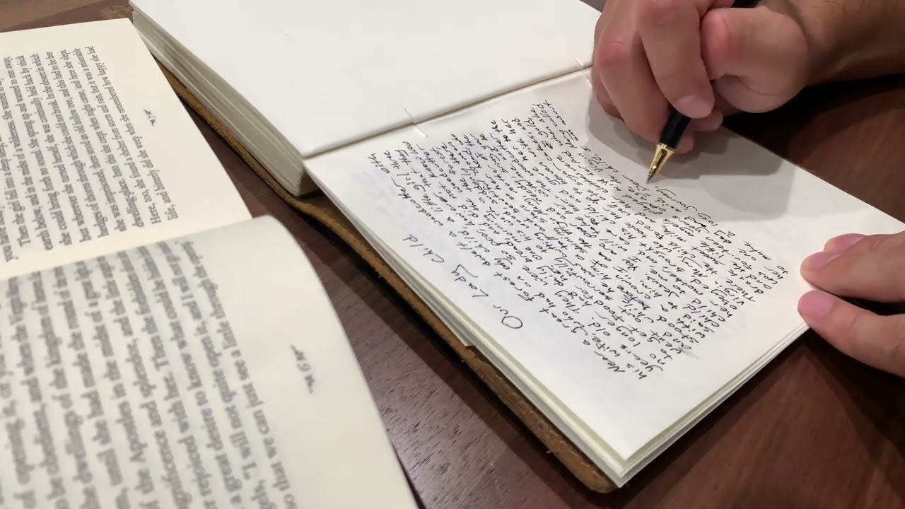 #journal writing by hand [no talking] / #ASMR pen and paper sounds