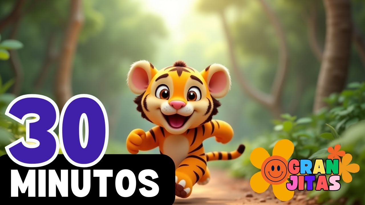 🐯 Tigrecito Rayas Rayas – Música Infantil para Jugar y Aprender