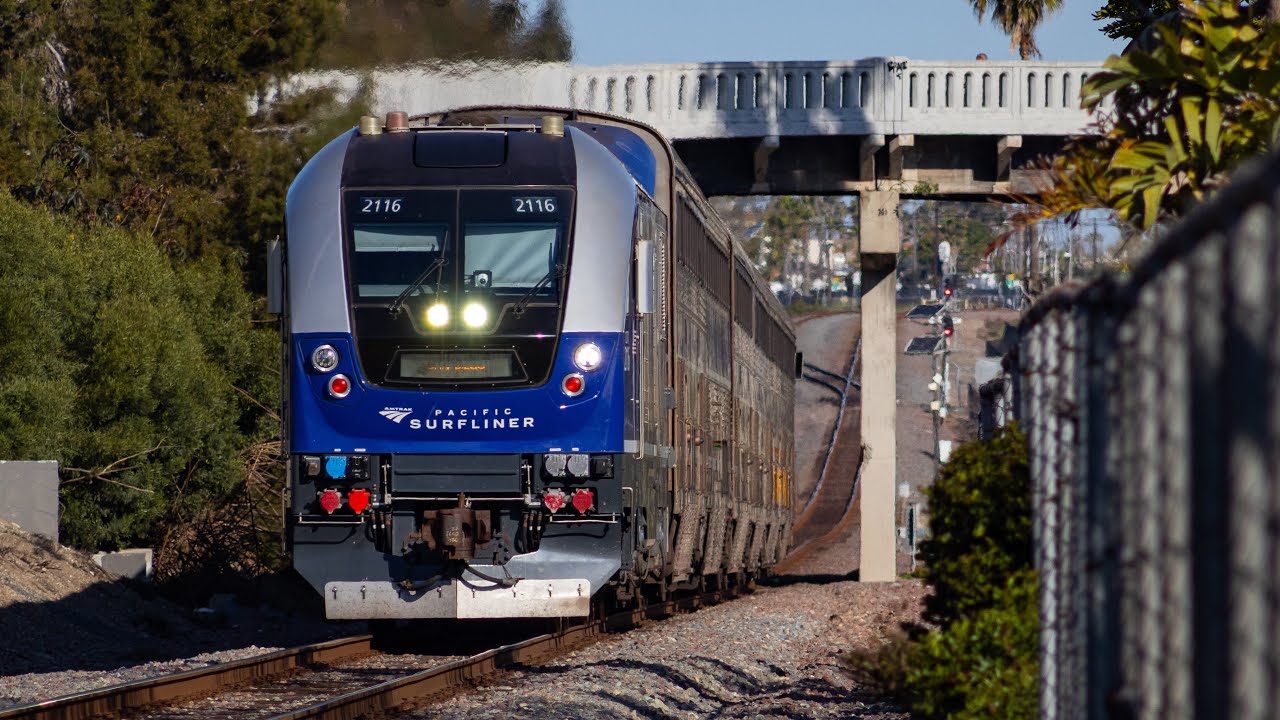 Amtrak, Coaster, & BNSF Trains in Southern California [November 2023]