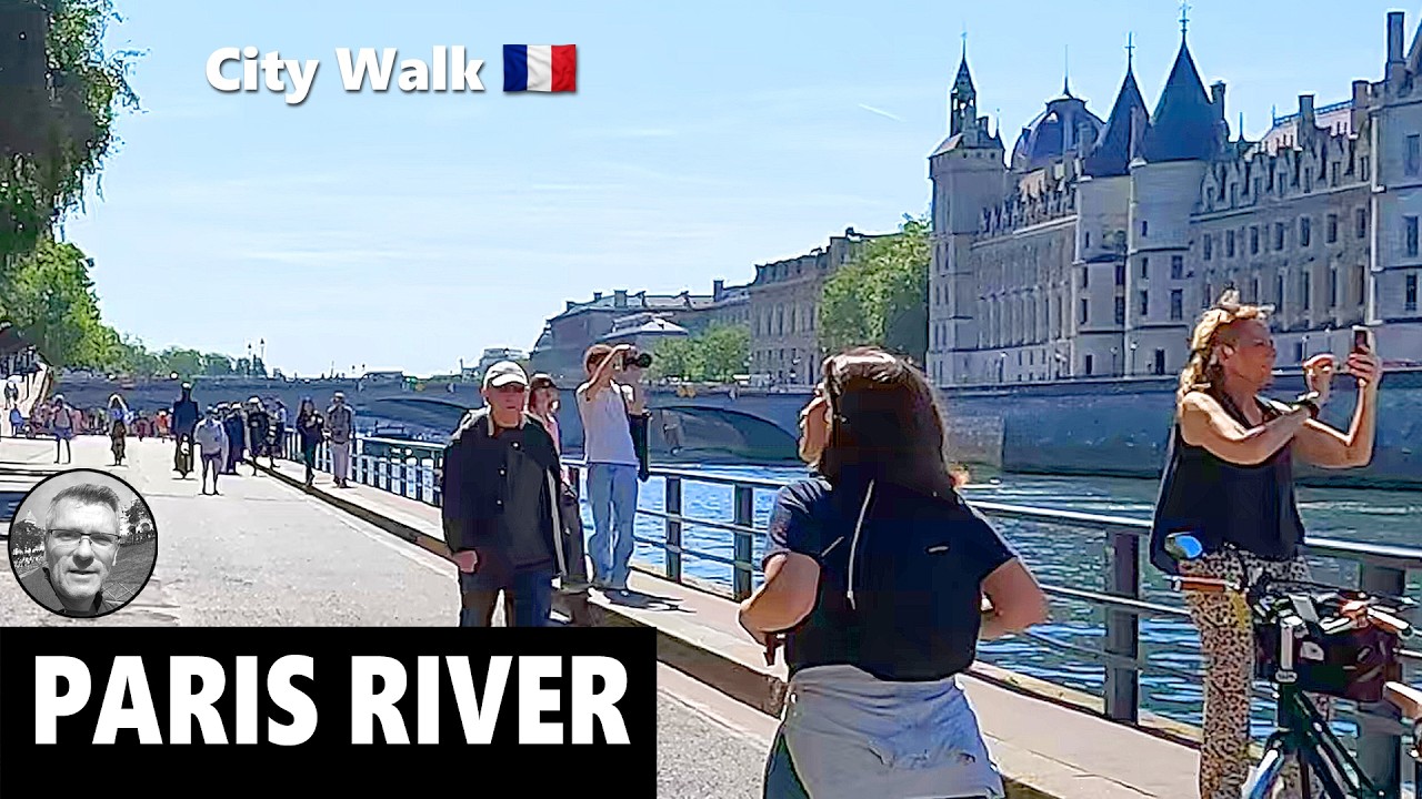 Paris Seine River Walk 4K 🇫🇷 Pont Marie &bull; Conciergerie &bull; Sainte-Chapelle &bull; Notre-Dame | City Walking