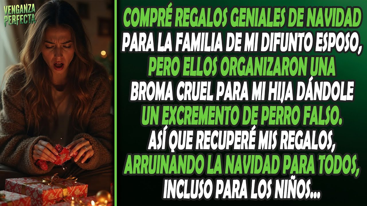 Compré regalos para la familia de mi difunto esposo, pero se burlaron de mi hija...
