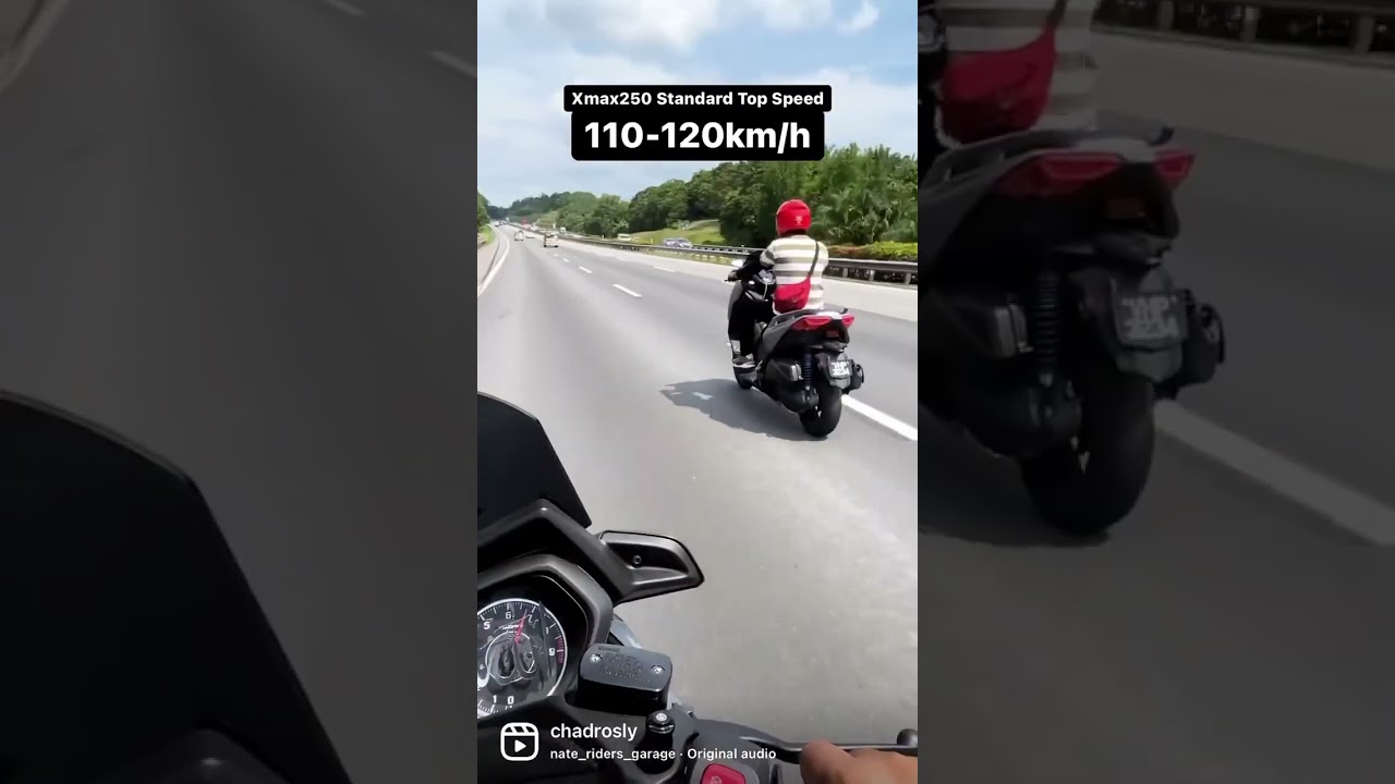 Xmax250 Standard Top Speed #xmax #xmax250 #yamaha #maxiscooter #scooter