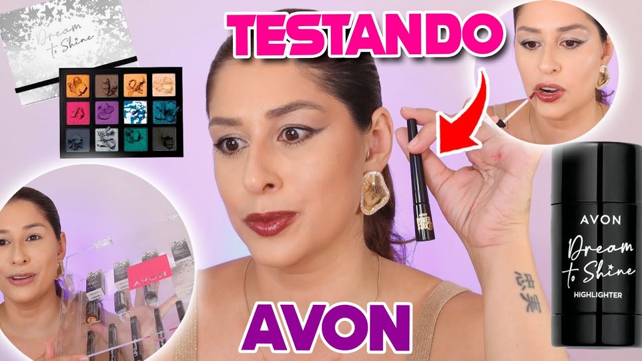 TESTANDO NOVIDADES DA AVON * COLEÇÃO DESEJOS + POWER STAY
