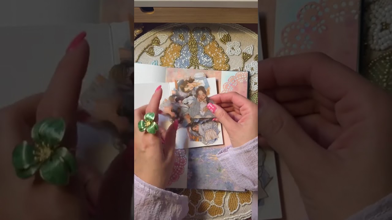 ASMR Journaling/ Girl with Balloon 🎈💙 #scrapbookingasmr #junkjournaling #journalingwithme