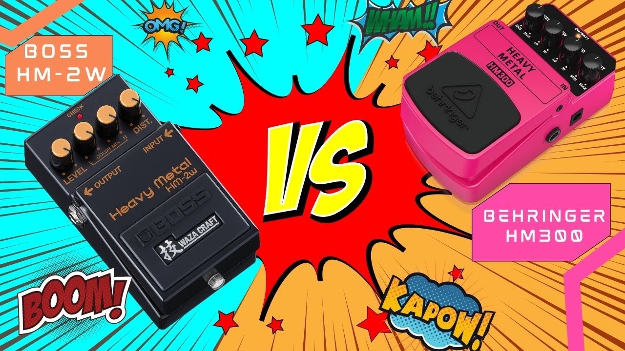 BOSS HM-2W vs Behringer HM300 | No Talking, comparison video | How did the HM300 fare? You decide...