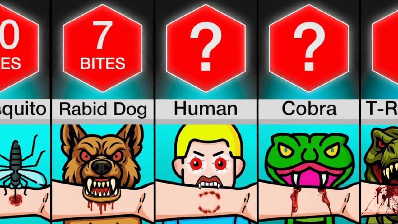 Comparison: How Many Bites To Kill You?