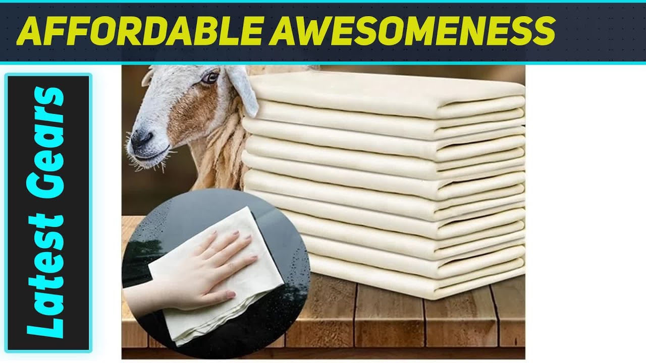 SINGNALBV Chamois Towels: Amazing Car Drying Power!