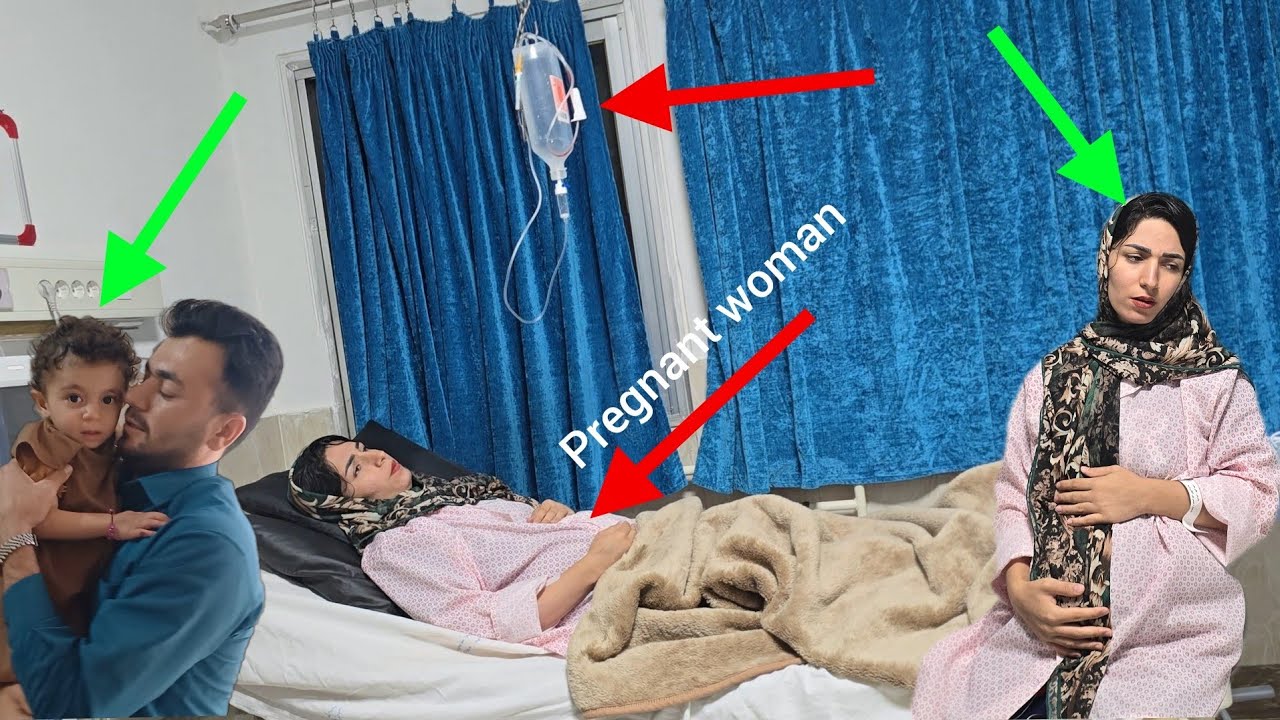 😭A bitter incident: Maryam's hospitalization, a nomadic woman's premature birth🤰🏥