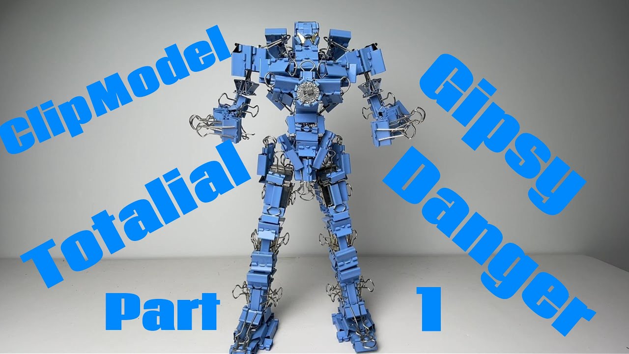 Building Gipsy Danger with 400 Binder Clips | 30cm Large-Scale Model | Part 1
