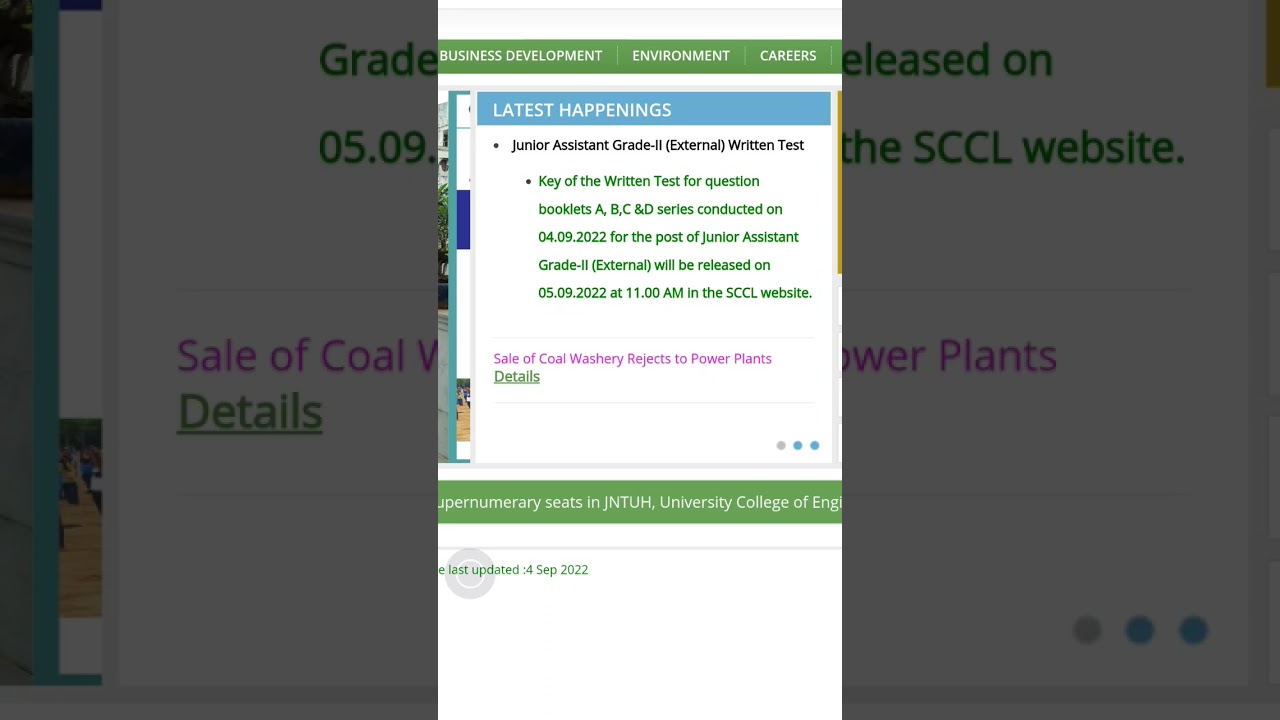 #SCCL jr assistant key will be available on 5/09/2022