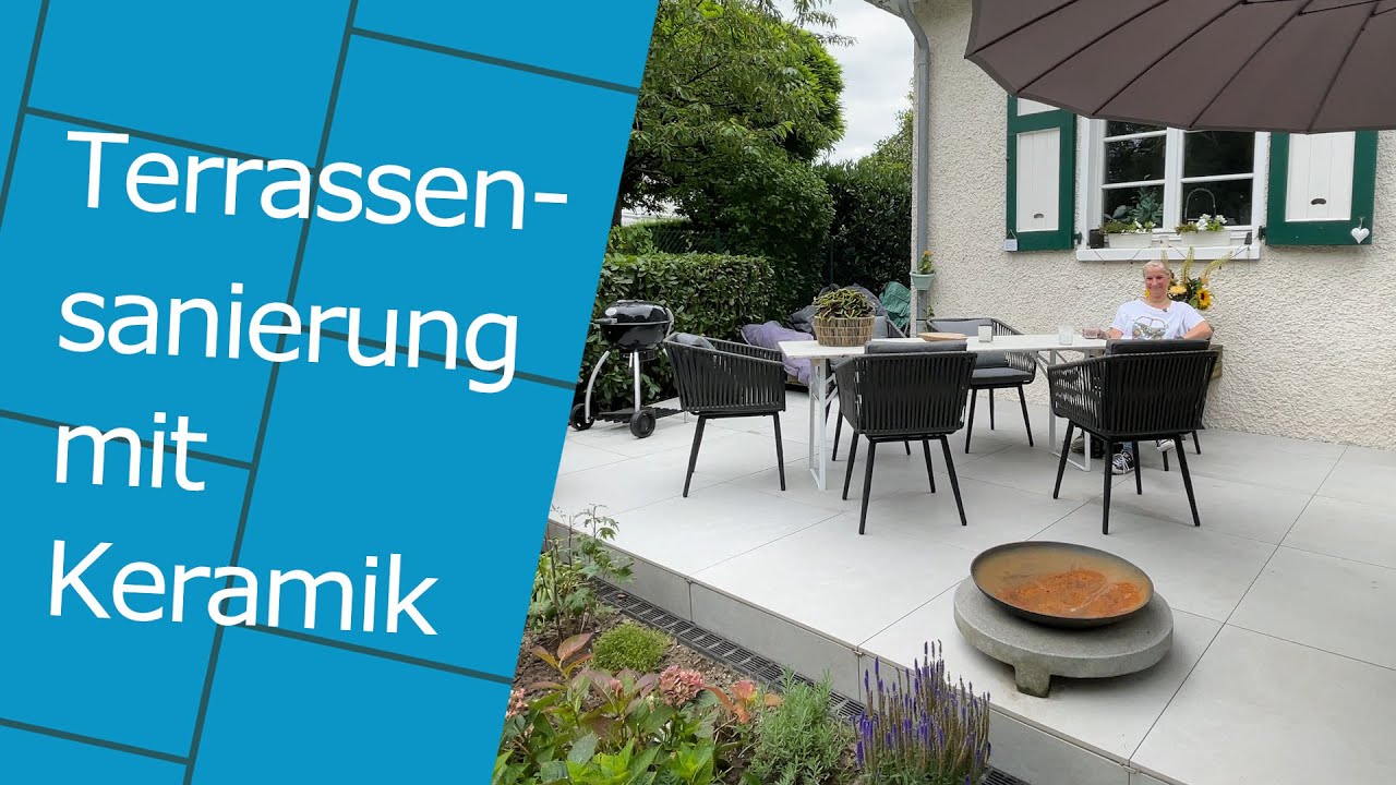 Terrassensanierung mit Keramik und Stelzlager