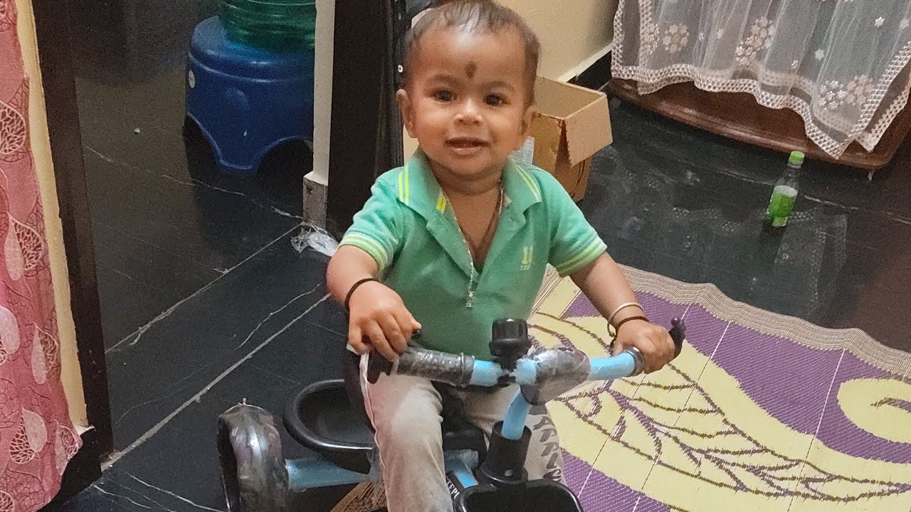 Finnally chiku ka cycle aa gaya full masti kar Raha hai chiku🧿😍