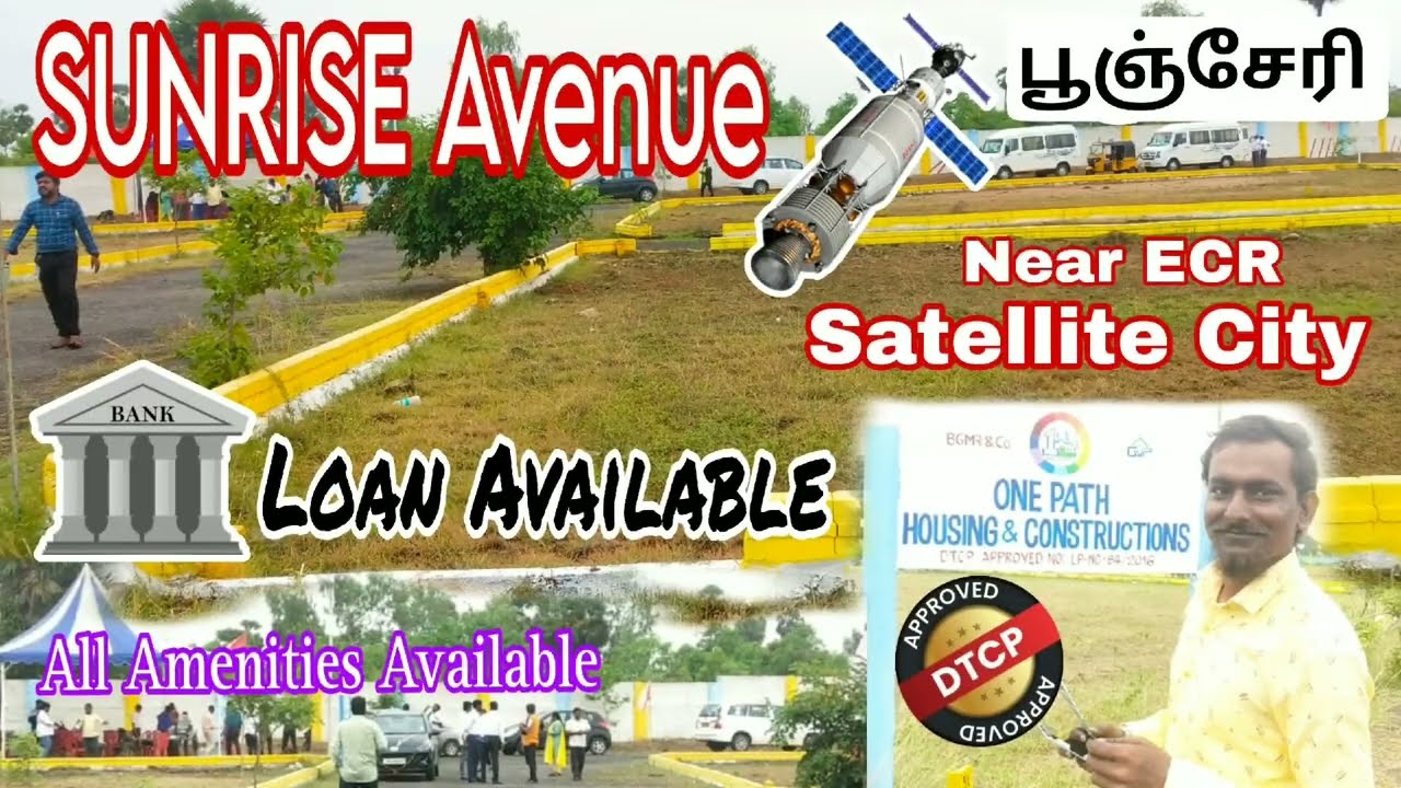 Plots Sales Near Satellite city || Sunrise avenue || Chennai Ecr || Best investment project