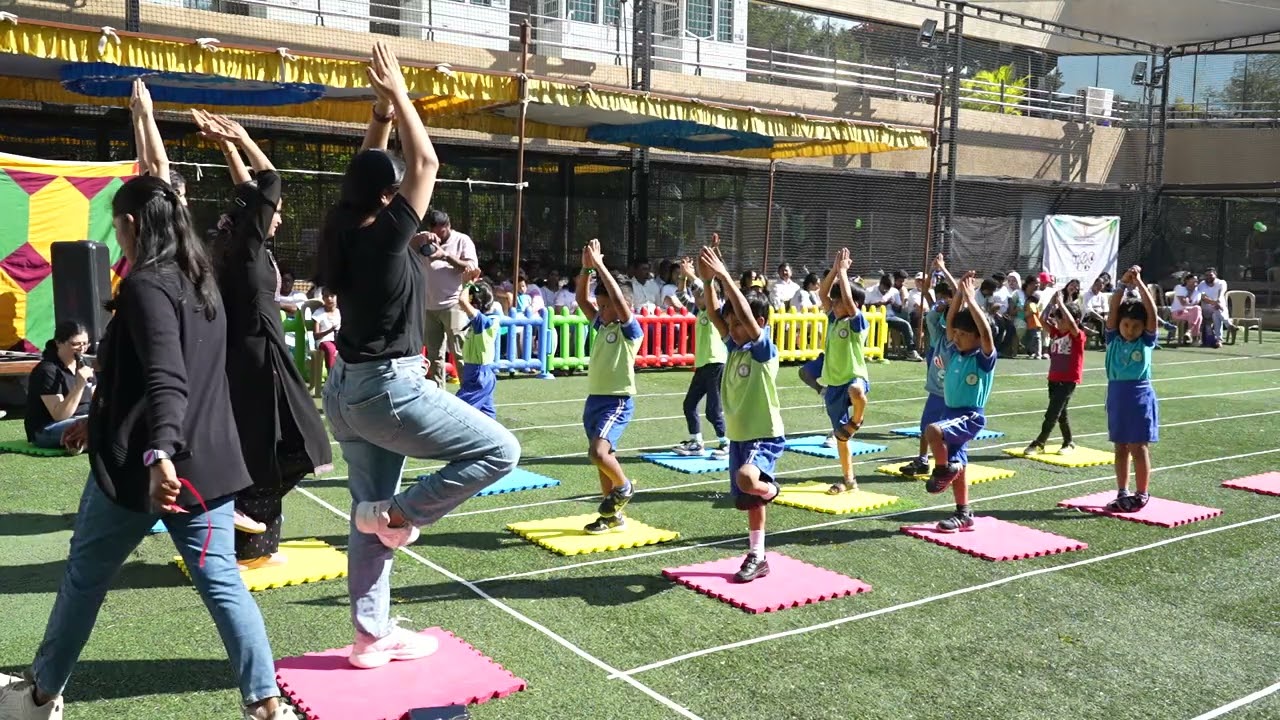 Children Yoga at Sports Day 13th Dec 2025 EuroKids Murugeshpalya
