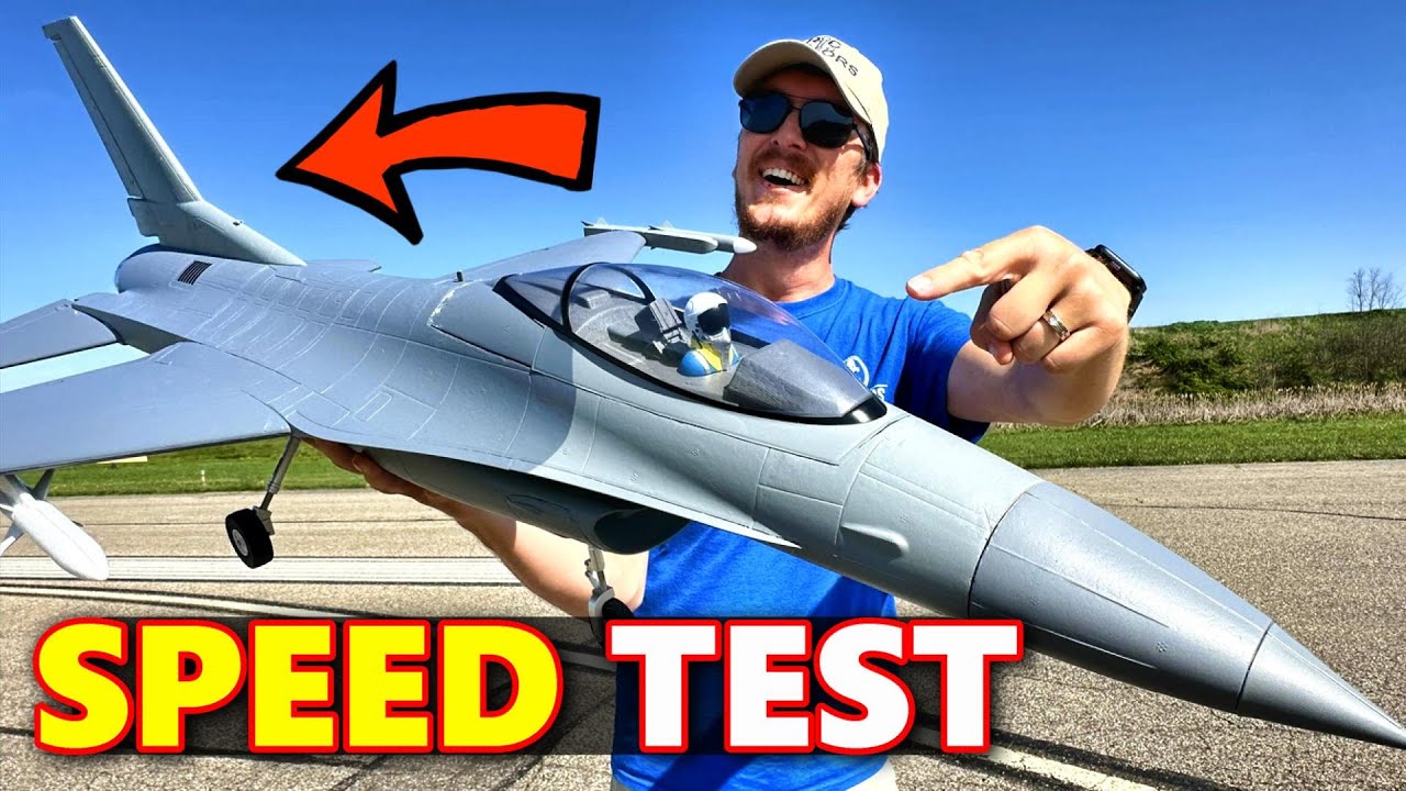 How FAST is the FMS F-16C 70mm EDF Jet?