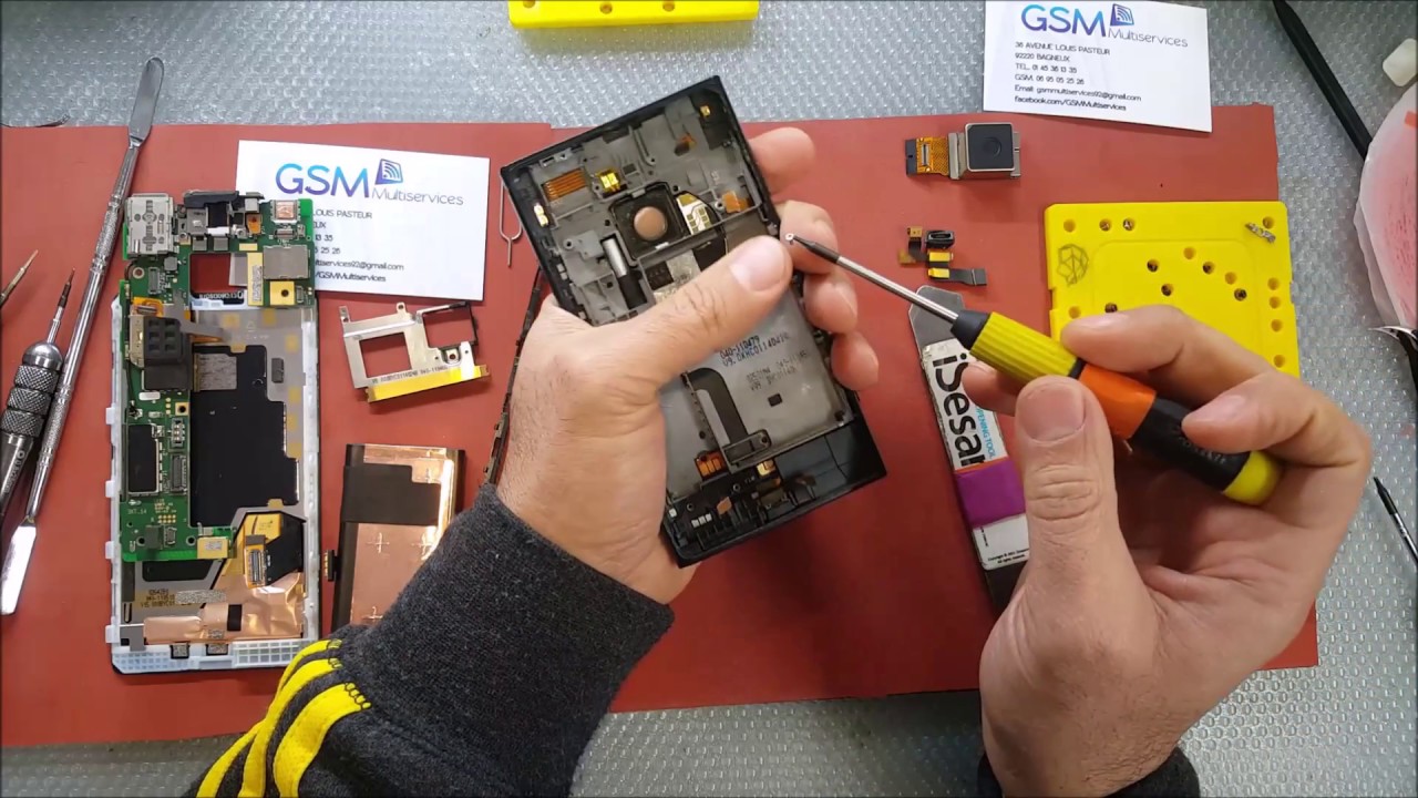 Nokia Lumia 1020 disassembly and Micro USB charging Port Replacement