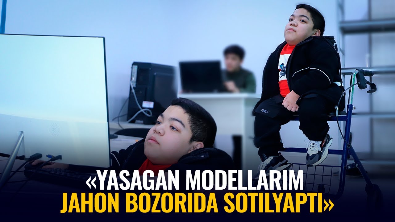 «Yasagan modellarim jahon bozorida sotilyapti» – imkoniyati cheklangan yosh dizayner