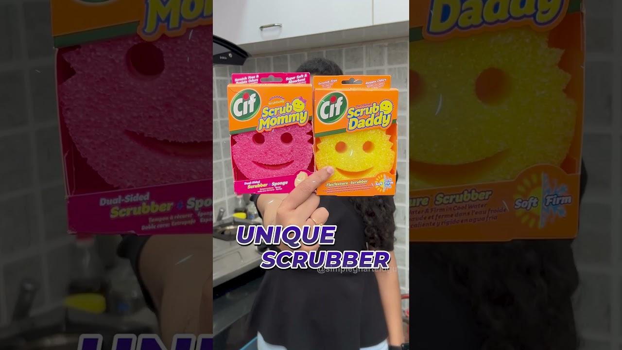 Scrub Daddy & Scrub Mommy is a good kitchen companions