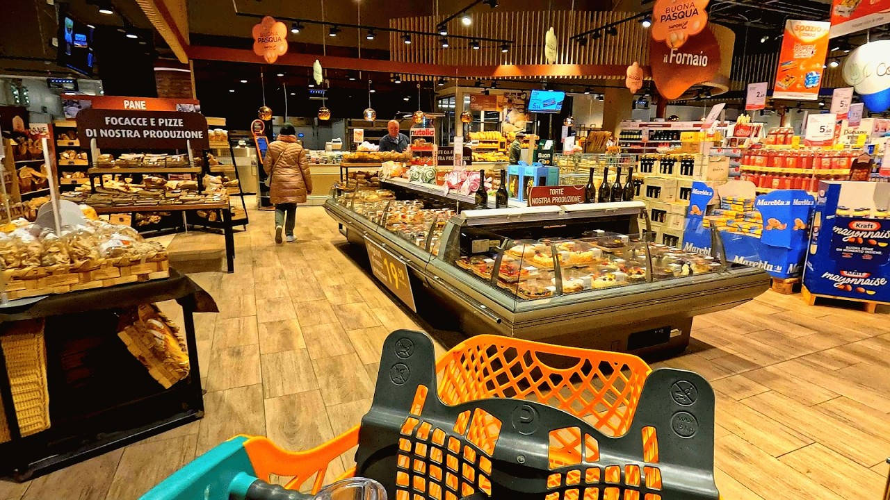 Italian SUPERMARKET Walking Tour 4K: Incredible Food, Pasta & Wine Prices You Won’t Believe!