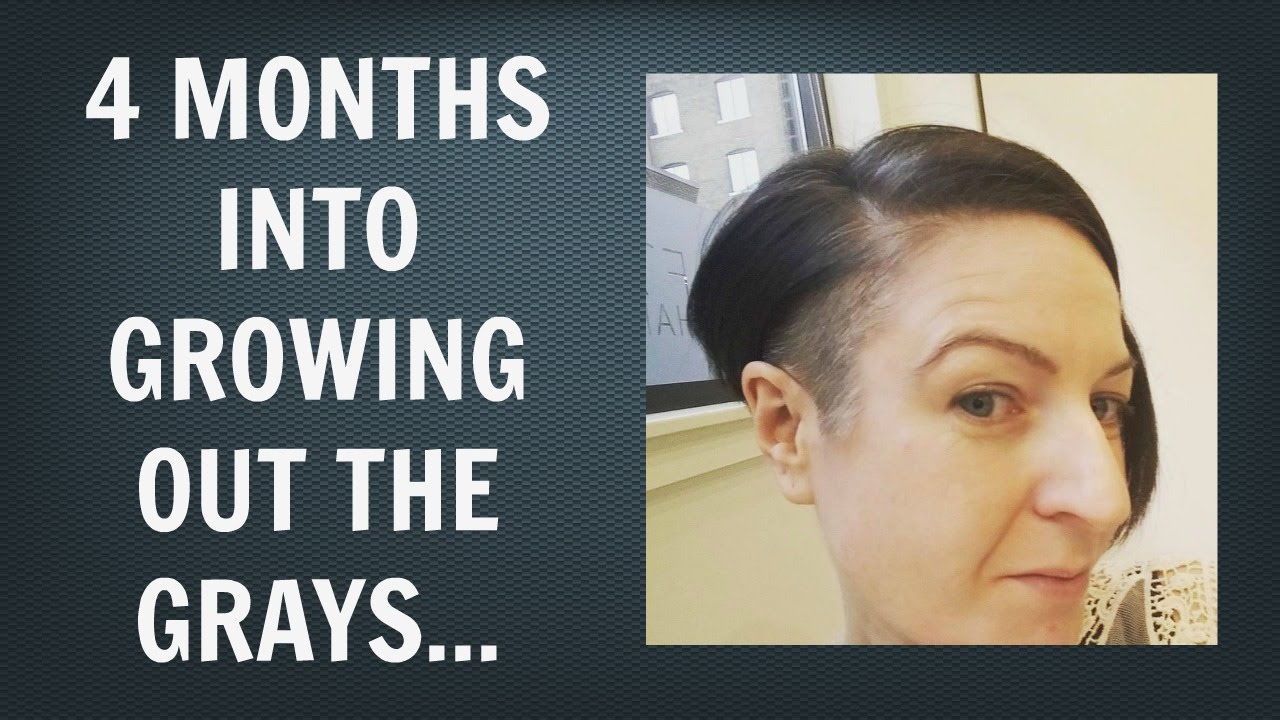 Going Gray / Going Grey - 4 Month Update (Video #2)  / Silver Hair / Grey Hair / Gray Hair