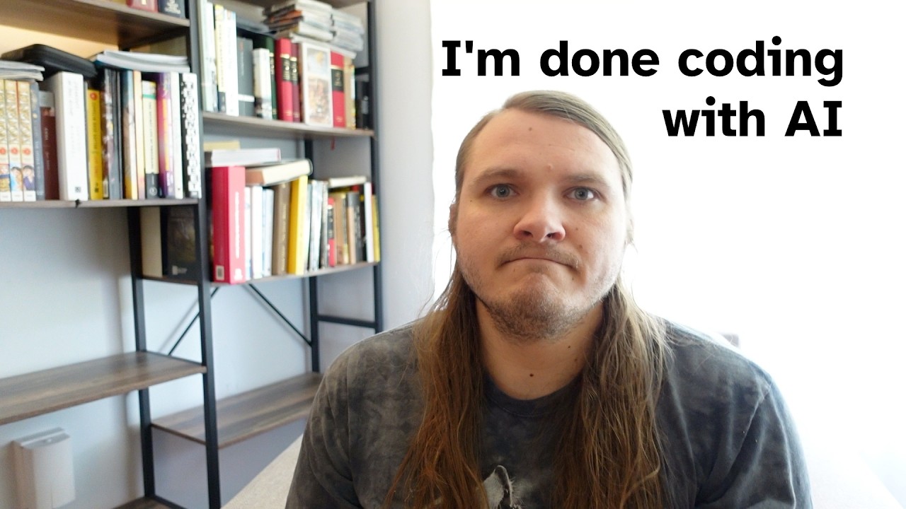 I'm done coding with AI
