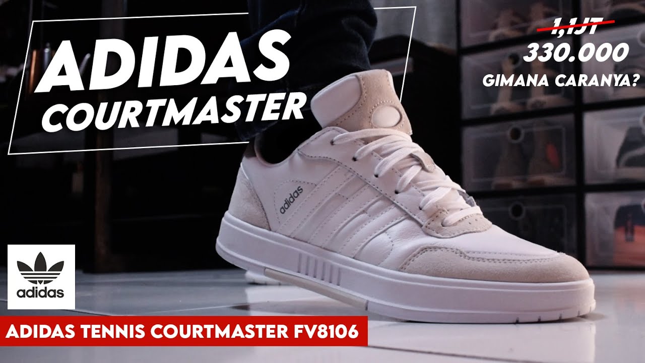 ADIDAS Tennis Courtmaster - Cara dapat Sepatu Adidas Original Super Murah -  Detail & Tes Pakai