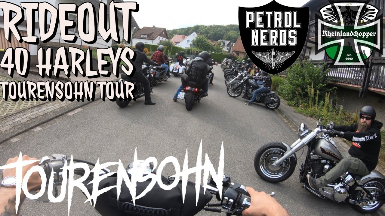 Harley Davidson Rideout | 40 Bikes | Tourensohn Tour 2021