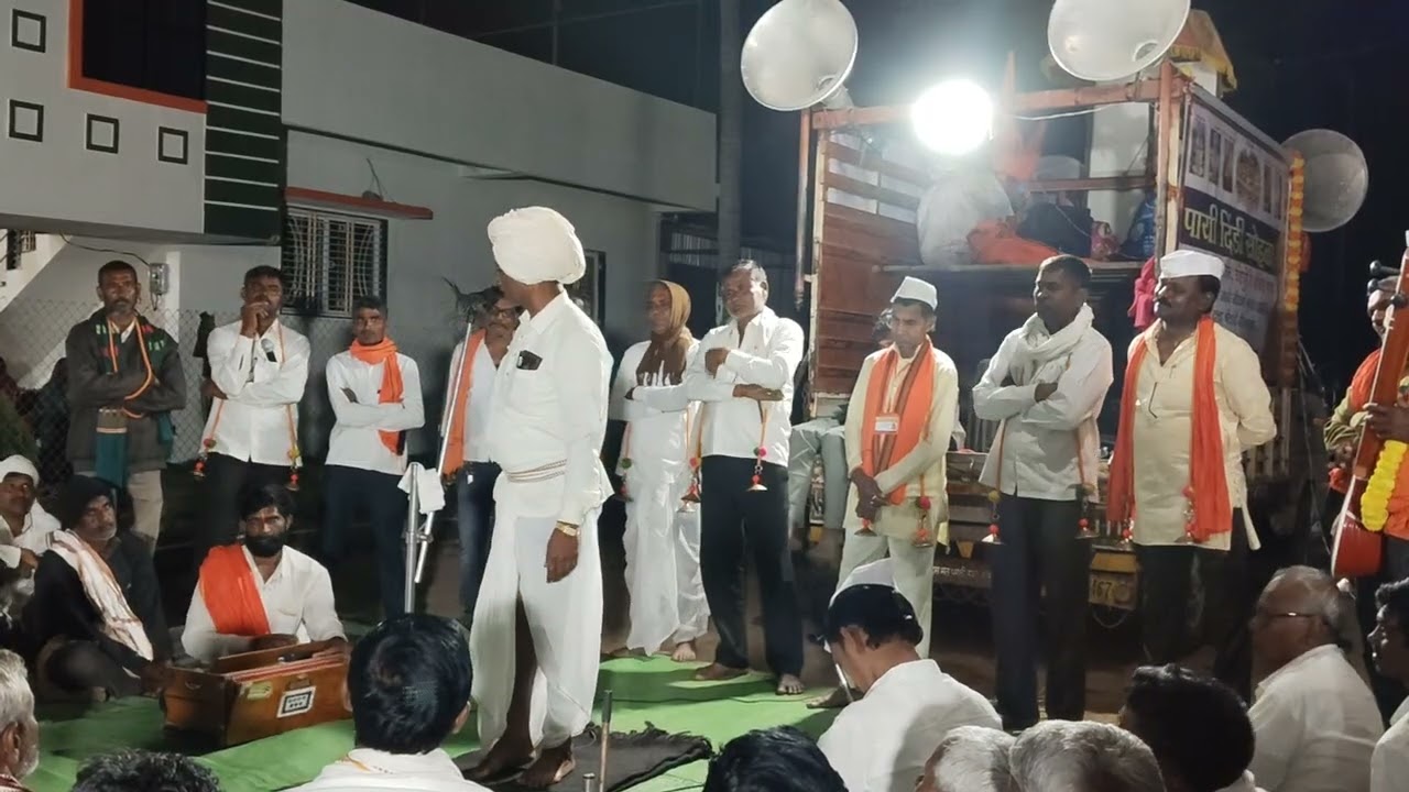 द.भ.प आनंदराव पाटील वळशिंगे याचे मरलेगाव येथे कीर्तन 