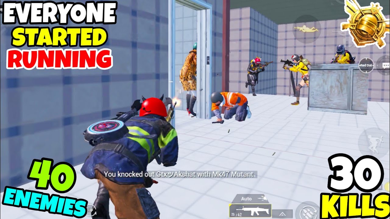 Enemies Got SCARED When Everyone Dropped at One Place in PUBG Mobile &bull; (30 KILLS) &bull; PUBGM (HINDI)