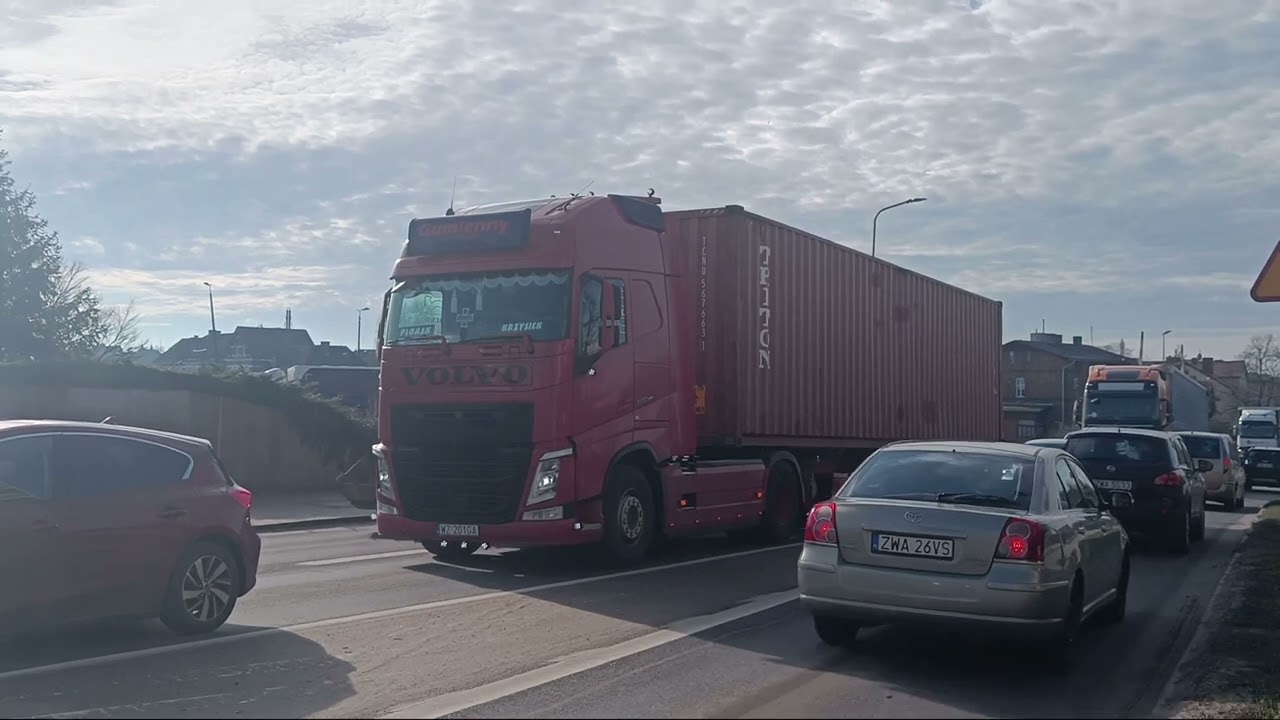 Truck Spotting Wałcz, Scania Open pipe, Baca Transport, Daf 106 and other