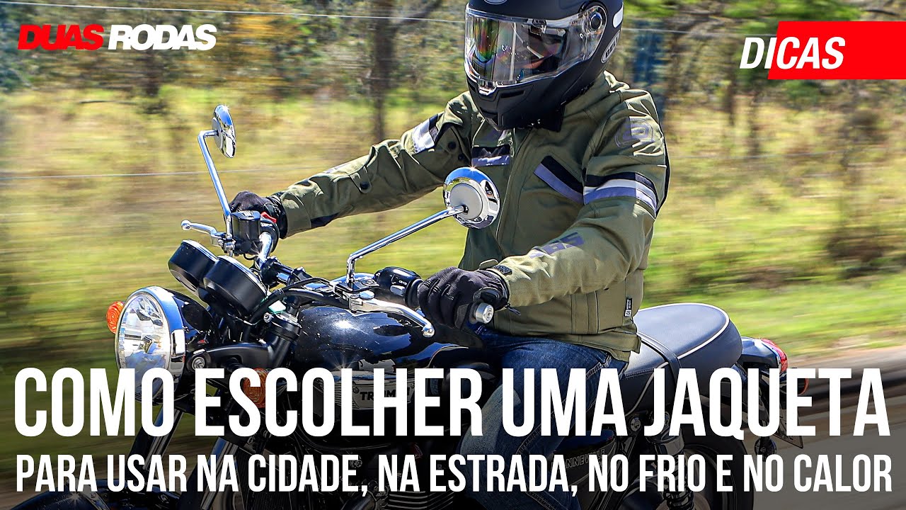 DICAS PARA ESCOLHER UMA JAQUETA PRÁTICA, CONFORTÁVEL E SEGURA PARA USAR NA CIDADE E NA ESTRADA