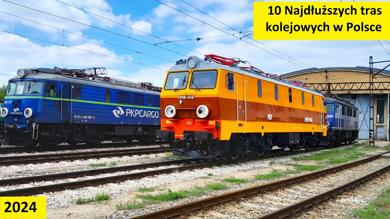 TOP 10 Najdłuższych tras kolejowych PKP InterCity w Polsce 2024
