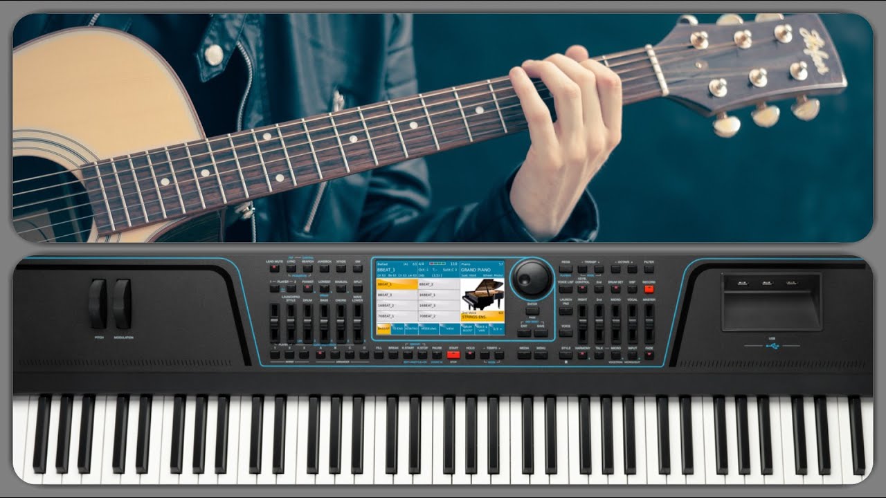 Prawdziwe gitary w Keyboardzie - Ketron SD9 - technologia Live Guitar [SD9, SD60, SD90]