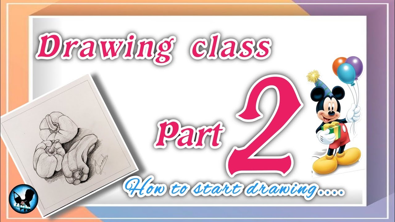 Online Drawing Class part - 2/ Drawing tutorial for beginners/ drawing class in Tamil/ Chandru