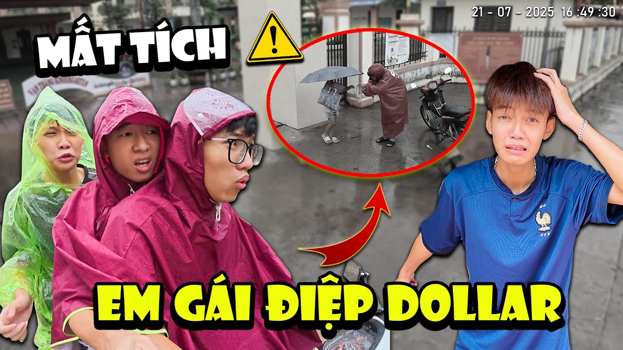 Điệp Dollar Thông Báo Em Gái Bị Mất Tích - Cả Team Dừng Quay Để Đi Tìm Giữa Trời Mưa Bão