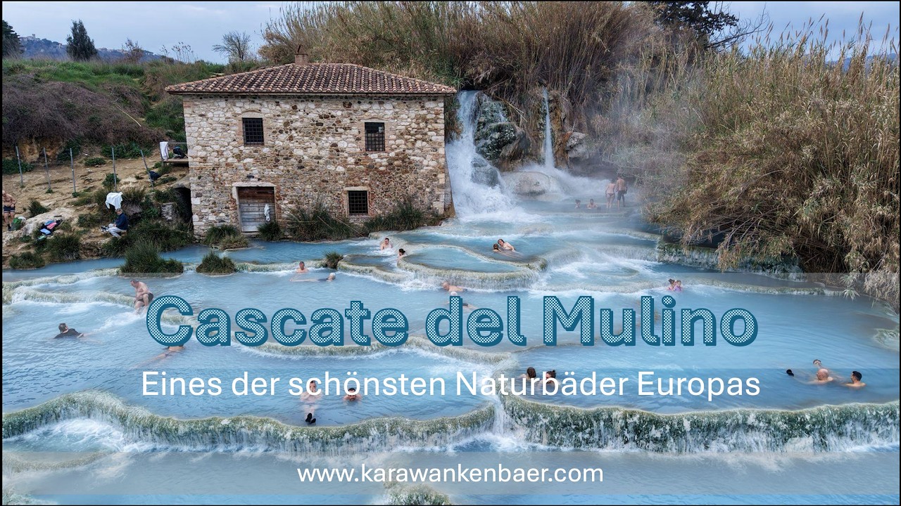 Saturnia (Toskana) - Cascate del Mulino  - Saturnia 🇮🇹