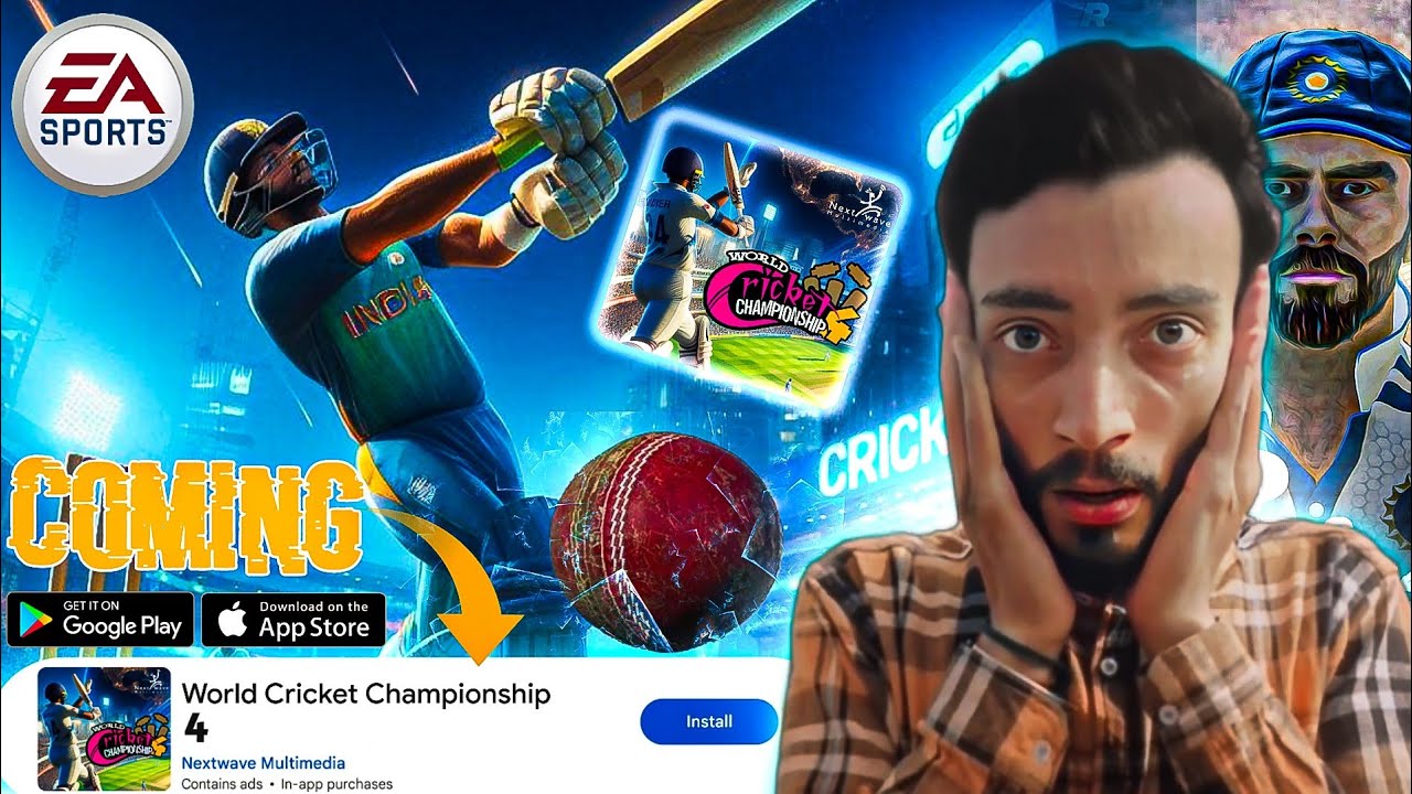 WCC4 Coming in 2024||WCC4 Update Android & iOS - World Cricket Championship 4 PlayStore!