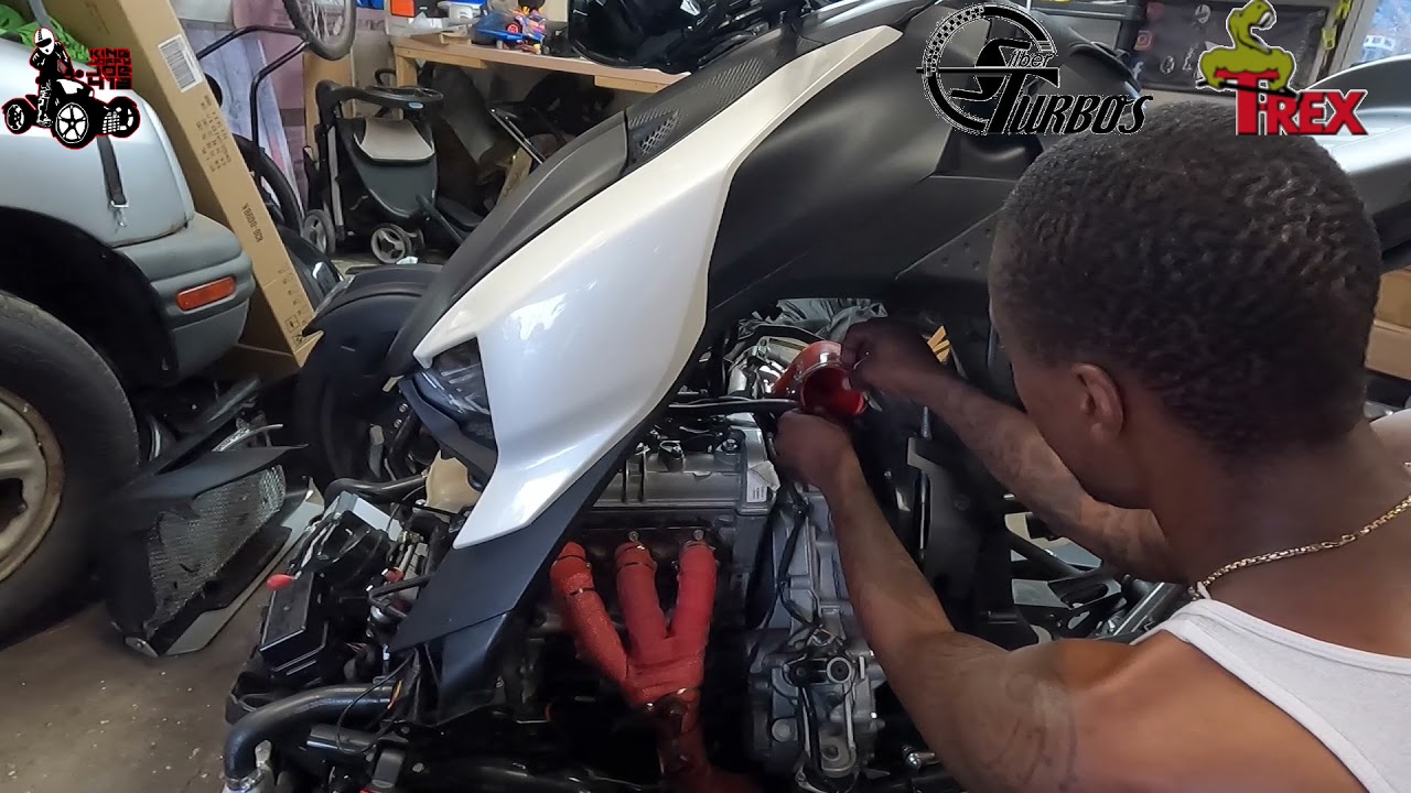 DIY Install Silber Turbos Cold Air Intake on Ryker(F.R.E.D)