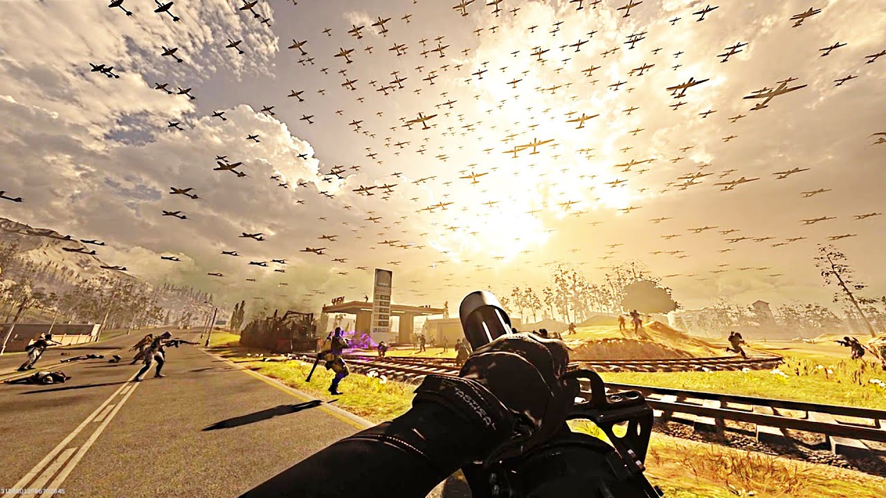 Insane WW2 Bomber invasion!
