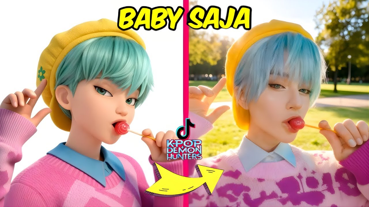 LAS GUERRERAS K-POP en una versión real de TikTok 🎶🤯Adivina La Canción 😍Rumi🔥Huntrix💜Adivina Quiz