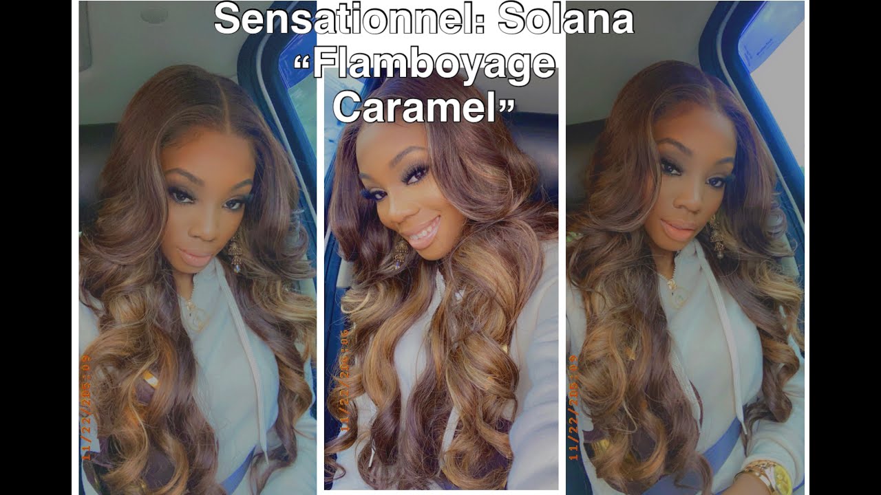 Synthetic Wig? Sensationnel Solana What Lace Cloud 9 Flamboyage Caramel *GIVEAWAY CLOSED* SamsBeauty